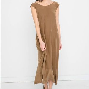 Elizabeth Suzann Marlena Midi in Silk Crepe